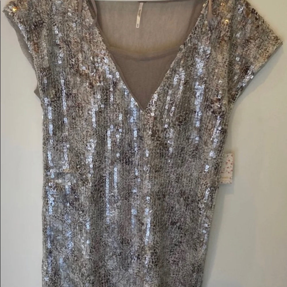 Free People sequence mini dress